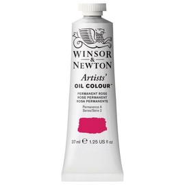 Winsor & Newton Artists Oil Colour Paint, 37-ml Tube, Permanent Rose