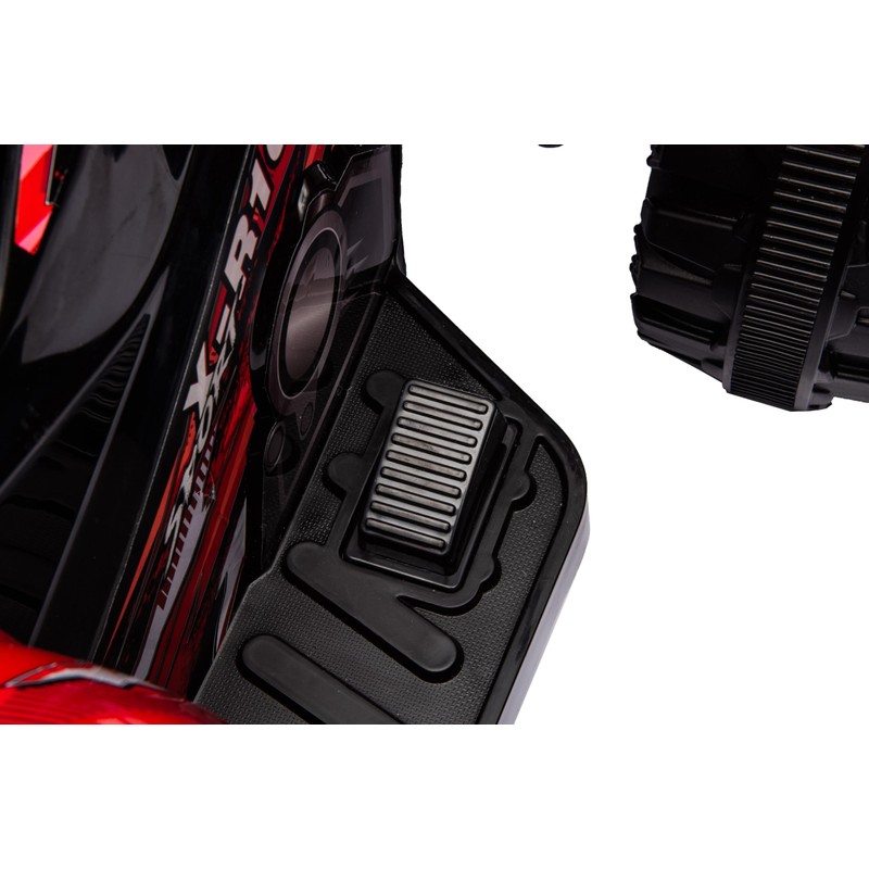 12V Kids Ride on ATV,Oversized Anti-Skid Wheels,Portable Handle,LED Headlights,Horn,Music,3 MPH