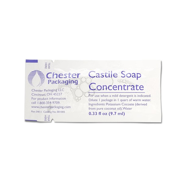 Medline Soap, Castile, 1/3 oz. (Pack of 100)