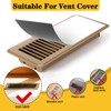 2Pack Magnetic Vent Covers,8x15.5inch Magnetic air Vent Covers for Floor