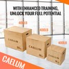 CAELUM 3-in-1 Wooden Plyo Box – Non-Slip Jump Box for