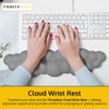ThriveHive Cloud Keyboard Wrist Rest with Non-Slip Base - Gray