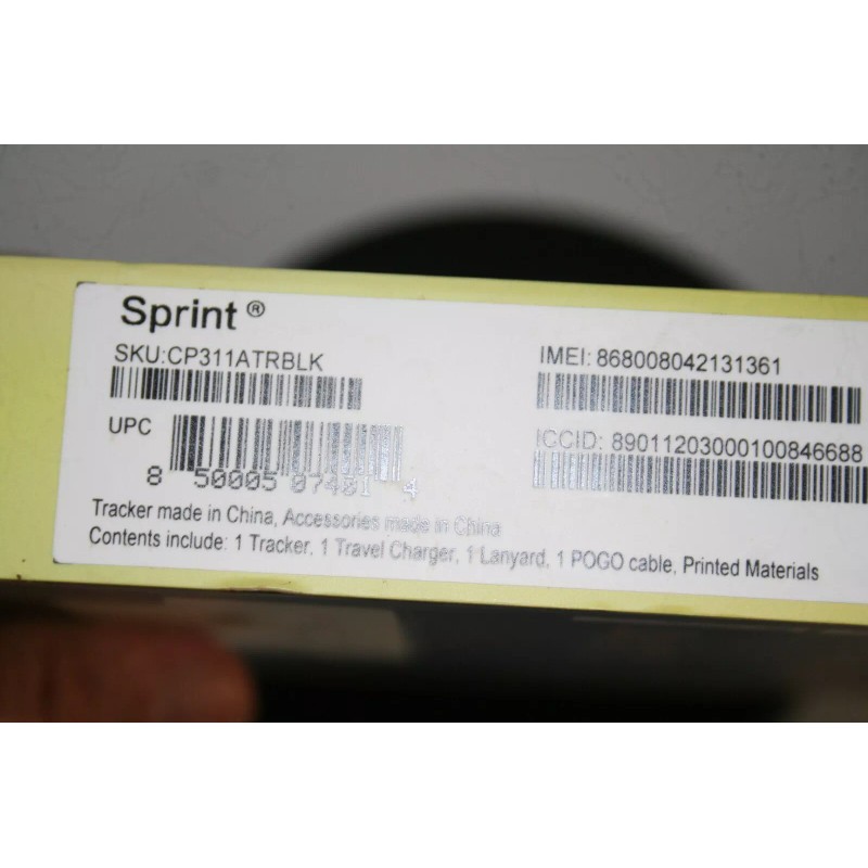 Sprint Tracker Safe and Found GPS Tracker Apple Android Compatible