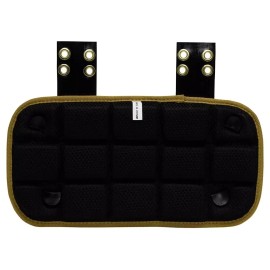 Schutt NEW SCHUTT ' ADULT ' FOOTBALL BACK PLATE ' BLACK/GOLD ' ONE SIZE FITS ALL