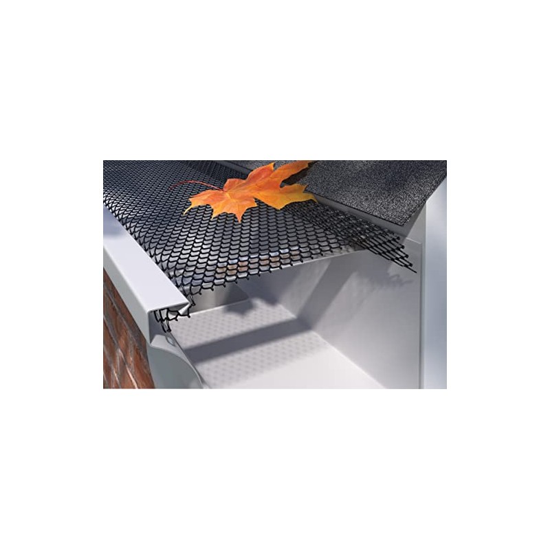 E-Z-Ziptight Powder Coated Steel Mesh Gutter Guards (for 6" Gutters)