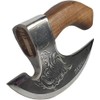 Viking Pizza Axe with Leather Sheath, Vikings Butcher Axes, Viking
