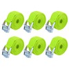 X AUTOHAUX 6pcs 6.5ft Cargo Tie Down Straps with Cam