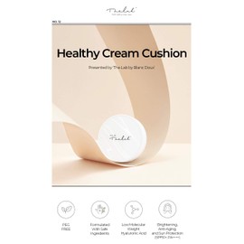 BLANC DOUX Oligo Hyaluronic Acid Healthy Cream Cushion (01 Ivory), Sleek, Portable, and Functional Makeup to Protect and Keep Your Skin Moisturized