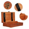 Wooden Sketching Pencil Box Antique Solid Wood Square Children Stationery