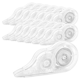 Correction Tape, 12 Pack Color, Correction Tape, PET Tape Core, Pack, Correction Supplies, Correction Pen, Large Capacity, Easy to Use, Portable, Student Supplies, Stationery, Homework, Correction Tape, Office Worker Supplies (White, 2.0 x 2.0 inches (5 