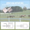 Vinyl Fenceat 5-1/2" Rails for Quick Removal and Replacement Removal