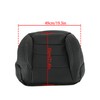 TJHSM Seat Cover Black Driver Passenger Bottom Replacement for 2012