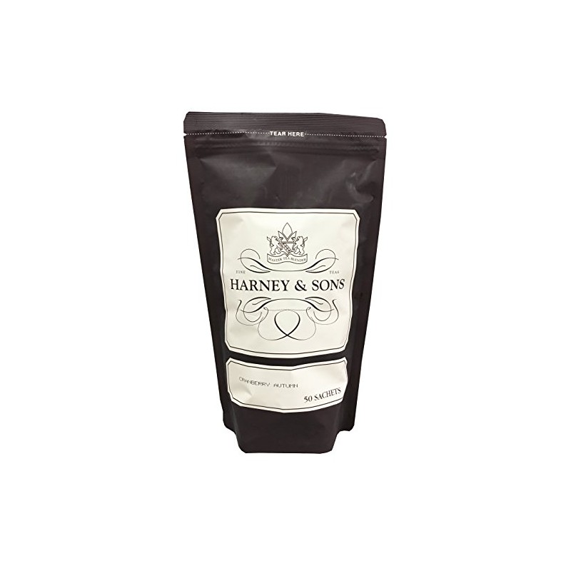 Harney & Sons Cranberry Autumn, Fruity Black Tea, Cranberry &