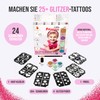 Little Princess - Girls Temporary Glitter Tattoo Set for Kids