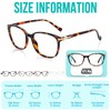 WEMOOTANTS 4 Packs Brown Tortoise Reading Glasses 3.5 for Women