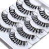 Cat Eye Eyelashes Like Eyelash Extensions, Transparent Natural Thin Russian
