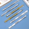 Archic Gold Pens Metallic Gel Ink 1.0mm Tip Marker Rollerball