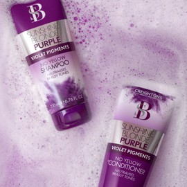 Creightons Sunshine Blonde Silver Tone Correcting Conditioner (200ml) - With Violet Pigments. Brightens Blonde. Neutralises brassiness. For Blonde, Platinum and White Hair