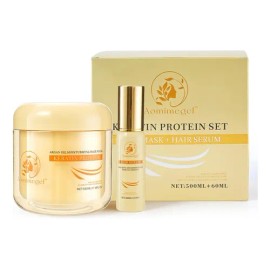 Máscara Capilar Aomimegel Com Óleo De Argan - Kit De