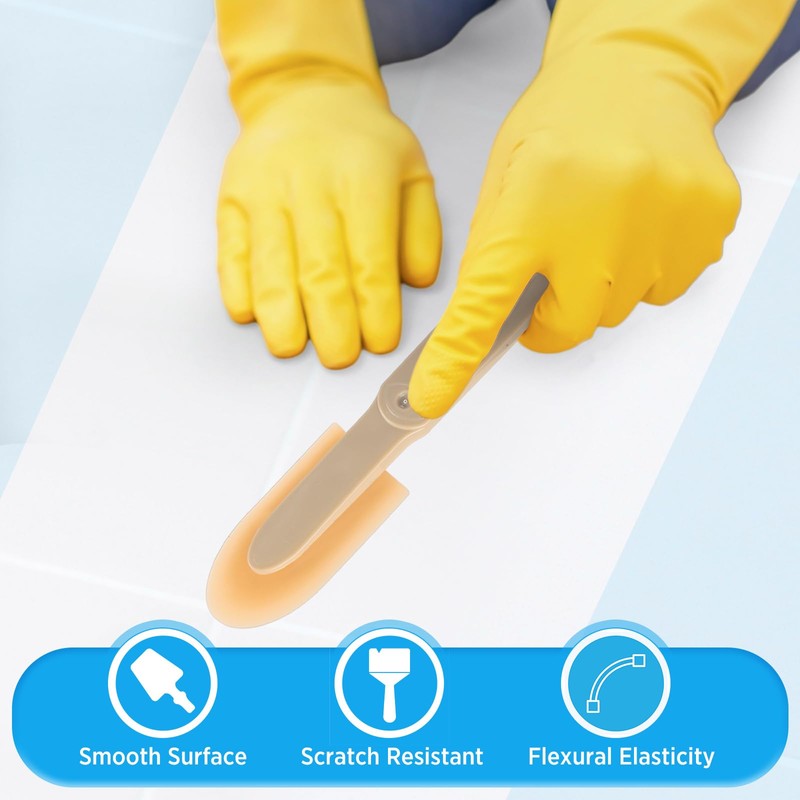 Gisafai 4 Size Set Rubber Caulking Tool Silicone Caulking Caulk
