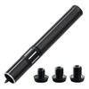 YEUEK Pool Cue Extender, Billiards Stick Extension with 3 Bumpers,