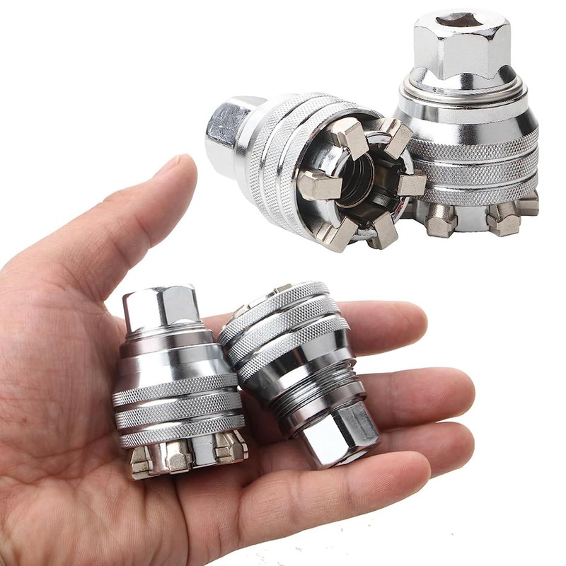 YUENTOEN Adjustable Universal Socket Wrench, Multi-functional Magic Sleeve Universal Maintenance