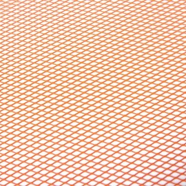 Racing Grids Str8 Strong Quality 30 x 30 cm fine Hole Spacing – Orange Anodised