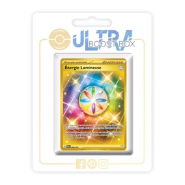 Énergie Lumineuse (Luminous Energy) 226/167 Secret Gold Energy - Ultraboost X Écarlate et Violet 6 - Mascarade Crépusculaire Box with 10 French Pokémon Cards