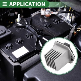 Motoforti HVAC Blower Motor Resistor Heater Blower Resistor for Mitsubishi L200 Metal ABS No.7801A390 Silver Tone