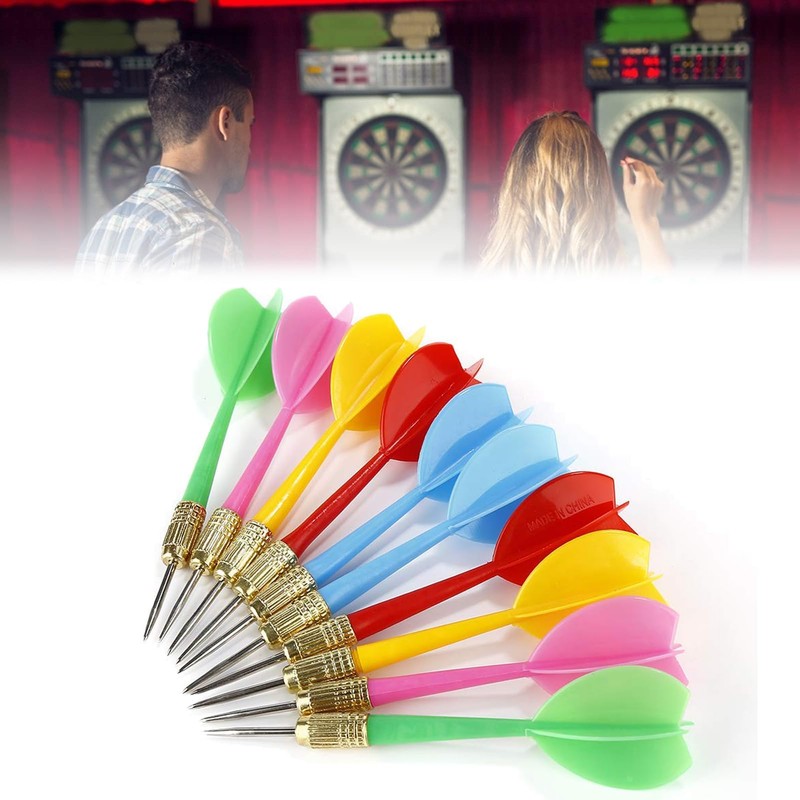 10 metal-tipped darts, darts, suitable for beginners, birthday parties, wedding