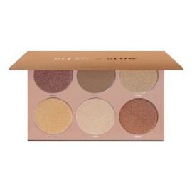 Paleta de Sombras Kara Beauty Gleam & Glow 6 Tonos Brillantes