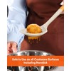 Kitchen Ladle Strainer, Large Slotted Spoon with High Heat Resistant