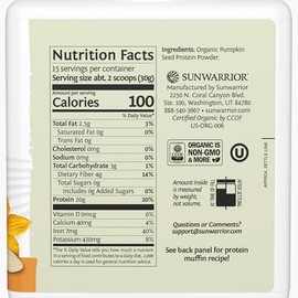 Organic Pumpkin Seed Protein Powder Cold Pressed, Simple Single-Ingredient Superfood Plant-Based, Easy to Digest All 9 Essential Amino Acids Mild Flav