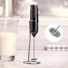 Milchaufschäumer, ideal für Cappuccini, tragbar, leicht, aus ABS und Edelstahl,