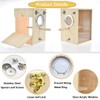 CooShou Bird Nest Box Parakeet Breeding Nest Box Bird Nest