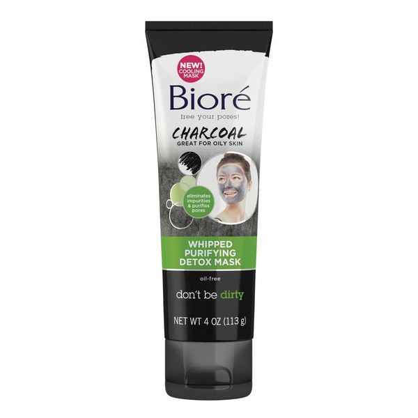 Bioré Charcoal Instantly Warming Clay Facial Mask for Oily Skin,