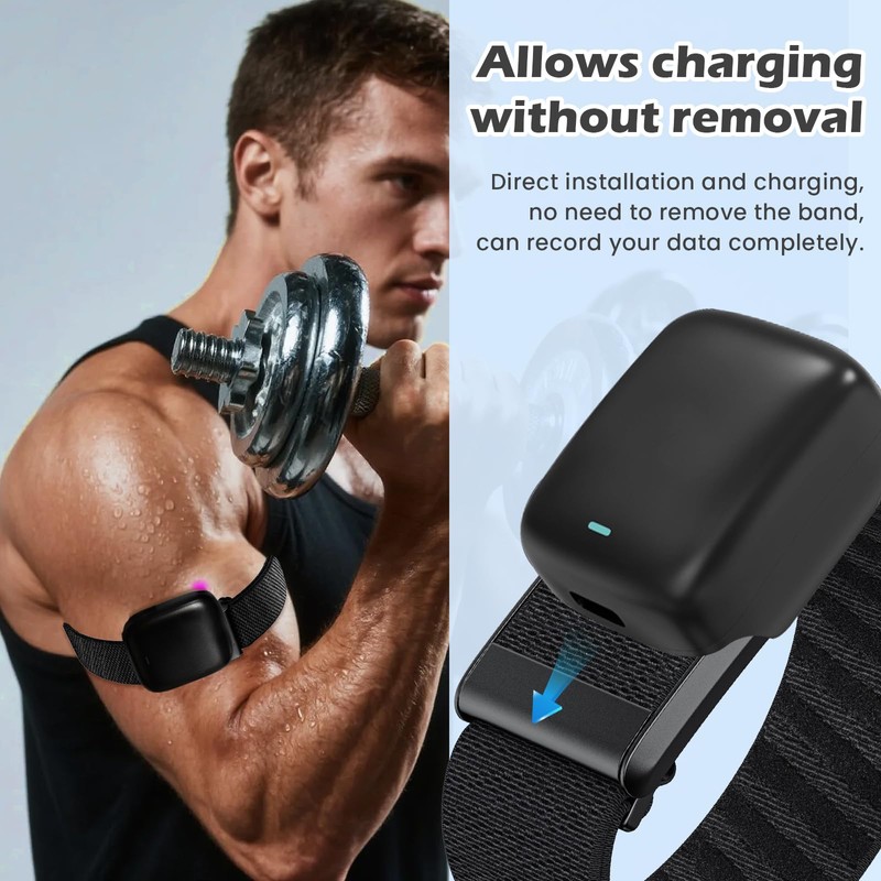 Anpzband Nylon-Bicep-Bands for Whoop 4.0 Elastic Band - Adjustable Breathable