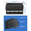 Oasser Car Trunk Organizer Collapsible Multi Compartments SUV Trunk Organizer