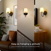 Globe Electric Rechargeable Battery Wall Sconce, LED Integrated, Matte Black,