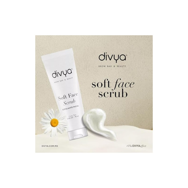 DIVYA l Exfoliante Facial, Limpieza Profunda, Hidratación y Oxigenación,Extractos de