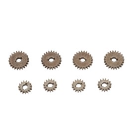 8pcs Door Bridge Gear Set for HOBBYPLUS 1/18 4WD CP18P RC Car Steel Diff Differential Spur Gear Pinion Gear Replacement Parts