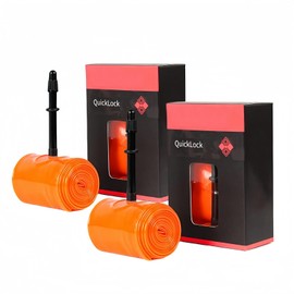 YYunying 2 x Bicycle Inner Tubes Ultralight Bicycle TPU Inner Tubes Compatible with 700 26 x 1.75-2.35 Inch Presta Valve A/V 45 mm Mountain Bike Tyre Tubes