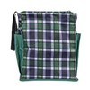 Household Essentials Plaid Utility Tote with Handles, Rectangular Krush Tote,
