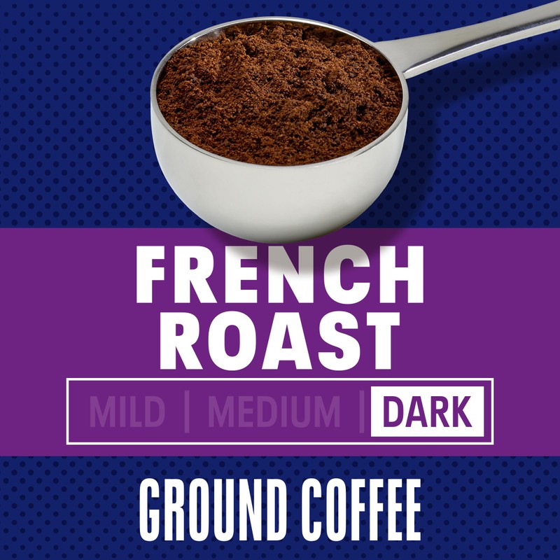Maxwell House French Roast Dark Roast Ground Coffee, 25.6 oz