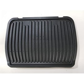 Group SEB Top Grill Plate Compatible with/Replacement Part for Tefal TS-01043480 GC750D OptiGrill Contact Grill