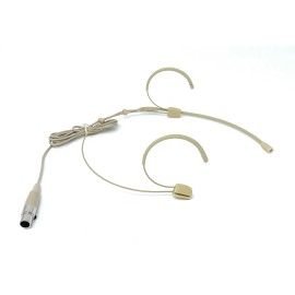 J&P Omnidirectional Headset Microphone w/ 4-pin XLR Connector for Shure Body-Packs