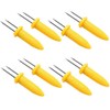 8pk Corn On The Cob Skewers Sweetcorn Holders BBQ Prongs