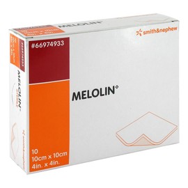 Melolin 10x10cm Wundauflagen Steril, 10 St
