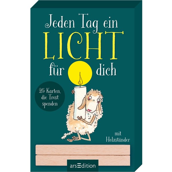 Jeden Tag ein Licht für dich: 25 Karten, die Trost