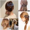 Große Haarspangen für Damen, einfach, matt, Vintage-Stil, einfarbig, modisches Haar-Accessoire